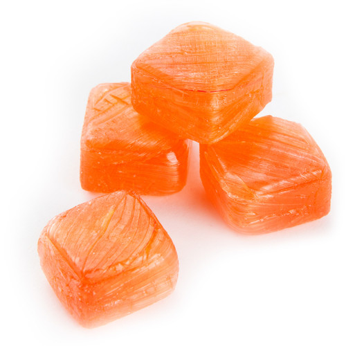 Tangerine Cubes Wrapped Hard Candy