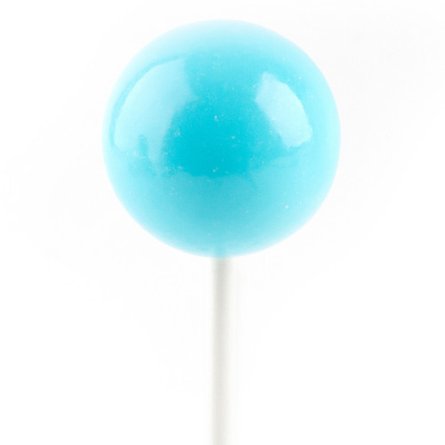 Giant Jawbreaker Lollipops - Light Blue - 5CT