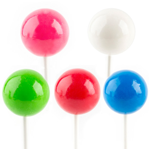 Giant Jawbreaker Lollipops - Assorted - 5CT Giant Jawbreaker Lollipops - Assorted - 5CT