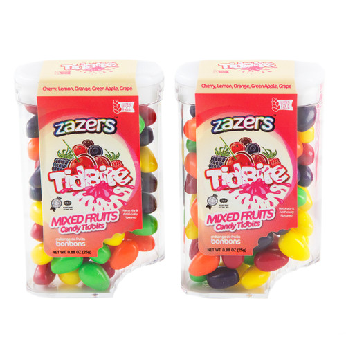 Zazers Tidbite Candy Dispenser - Mixed Fruit