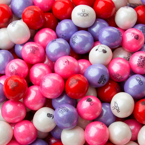 Love Conversation Mini Shimmer Gumballs 