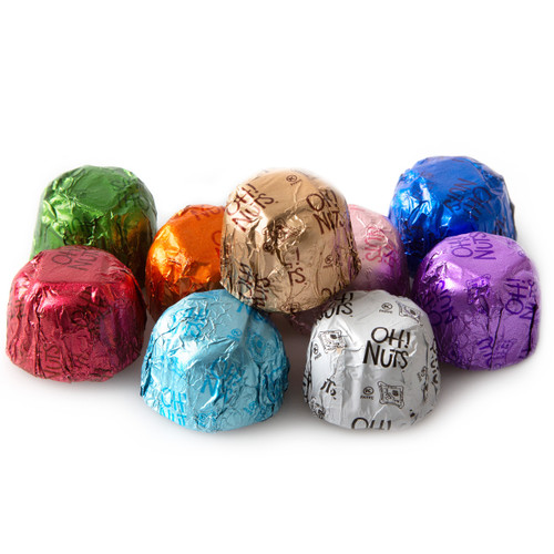 Kosher Non-Dairy Hazelnut Assorted Foiled Chocolate Truffles Kosher Non-Dairy Hazelnut Assorted Foiled Chocolate Truffles