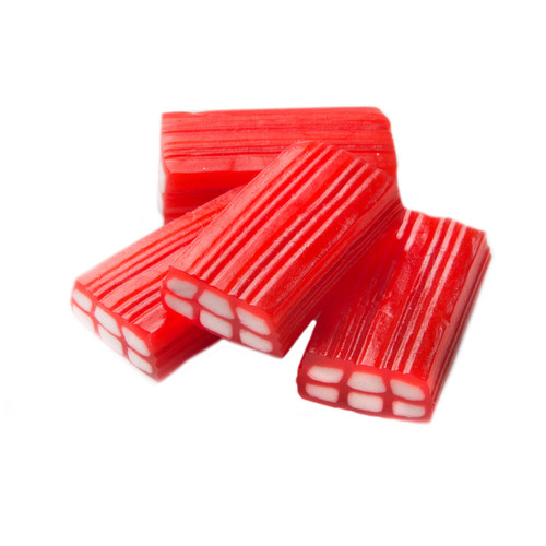 Fini Kosher Filled Red Strawberry Bricks Gummies - 2.2 LB Bag Fini Kosher Filled Red Strawberry Bricks Gummies - 2.2 LB Bag