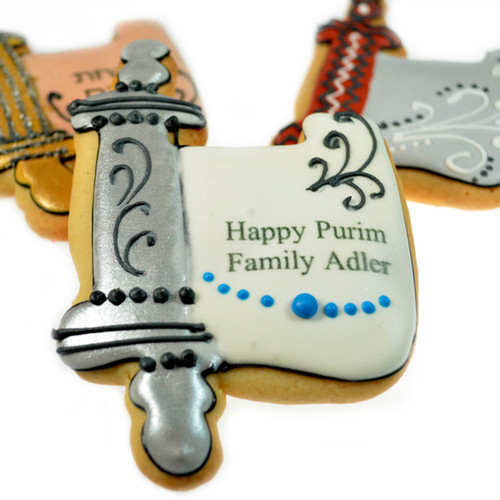 Custom Cookie - Megilla Shape 