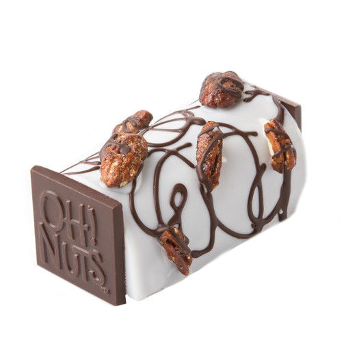 Passover Small Decorated Chocolate Log