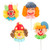 Purim Mini Clown Jelly Pops - 12CT Purim Mini Clown Jelly Pops - 12CT