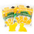 Jungle Mix 3-Dees Fruit Snacks - Pineapple - 6CT Box