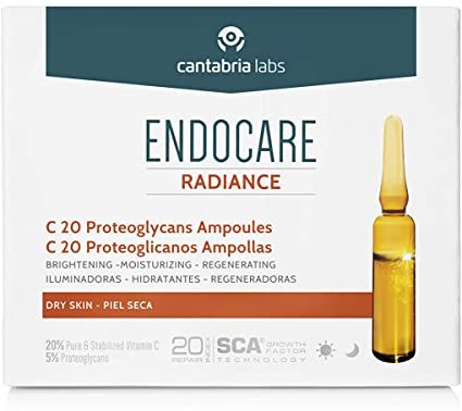 ENDOCARE RADIANCE C 20 PROTEOGLICANOS AMPOLLAS cantabria labs
