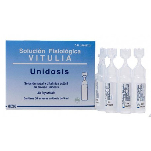 Vitulia solución fisiológica monodosis 30 U