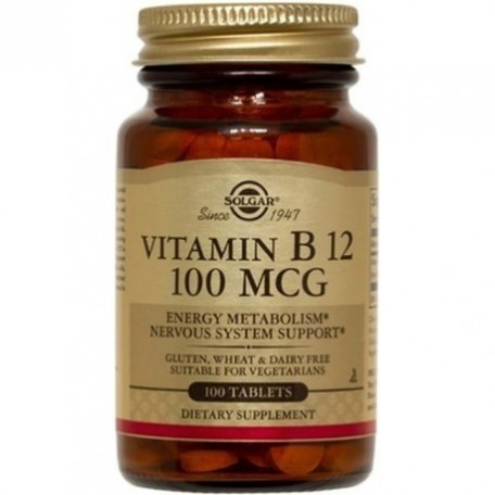 Solgar vitamina b12 10mcg 100 comprimidos
