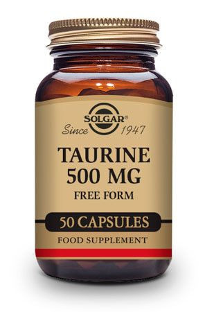 Solgar taurine 500 mg 50 Capsulas