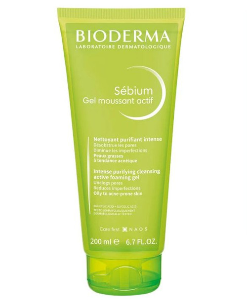 Bioderma Sebium gel moussant actif 200 ml