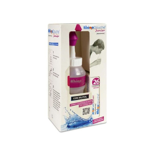 Rhinodouche pack irrigador junior 250 ml + 26 sobres