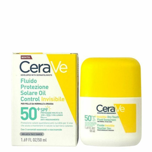 CERAVE Fluido Protector Invisible Oil Control SPF50+ 50 ml