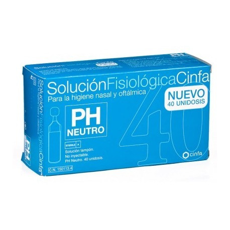 Cinfa solución fisiológica 40 unidosis