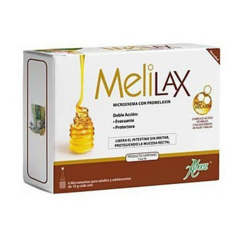 Aboca melilax adulto. 6 microenemas desechables de 10 g cada uno