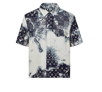 Louis Vuitton Monogram Bandana Printed T-Shirt Blue/White Men's - SS22 - US