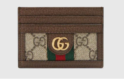 First used in the 1970s, the GG logo was an evolution of the original Gucci rhombi design from the 1930s, and from then it's been an established symbol of Gucci's heritage. The card case combines the signature motif with the Web stripe—a timeless pairing that pays homage to Gucci's roots.