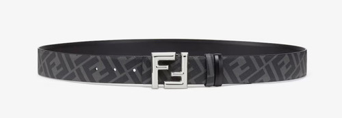 FF Belt leather reversible belt Black