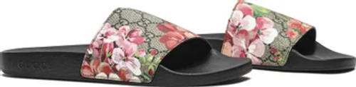 Gucci GG Supreme Slide 'Blooms Pink