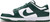 The Nike Dunk Low ‘Michigan State’ delivers a low-top version of the Michigan State Dunk from 2020. Like its predecessor, the shoe features a two-tone all-leather upper rendered in classic ‘Be True to Your School’ color blocking. A stark white finish is contrasted by a dark green Swoosh and matching overlays at the toe and heel. Standard Nike branding hits decorate the heel and nylon tongue. The low-top is mounted on a durable rubber outsole, complete with a traction pattern originally developed for the hardwood.