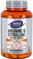 Now Foods Arginine Citrulline, Amino acid, Now Sports, muscle growth, protein, keto, metabolism