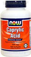 NOW Foods Caprylic Acid - BEST BY 07/2023