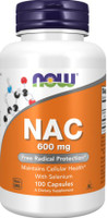 NOW Foods NAC N-Acetyl Cysteine - 600mg - 100 Vege Caps