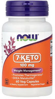 Now Foods 7-Keto LeanGels, 100mg 60 Veg Cap