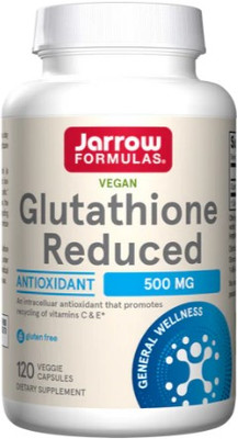 Jarrow Glutathione Reduced - 500mg 120 Capsules