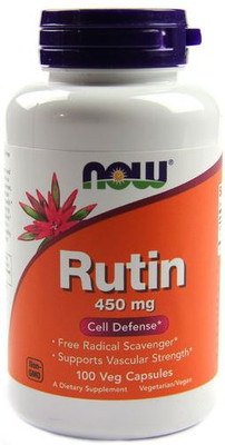 Now Rutin 450mg 100 Vege Caps