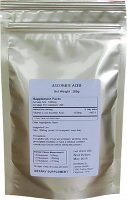 Tasman Health, Ascorbic Acid Powder