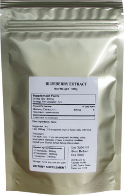 Tasman Health, NZ, New Zealand, Blueberry Extract Powder