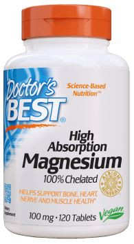 Doctor's Best High Absorption Magnesium 100mg