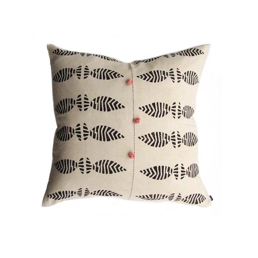 Fish Diya Pillow Sample
