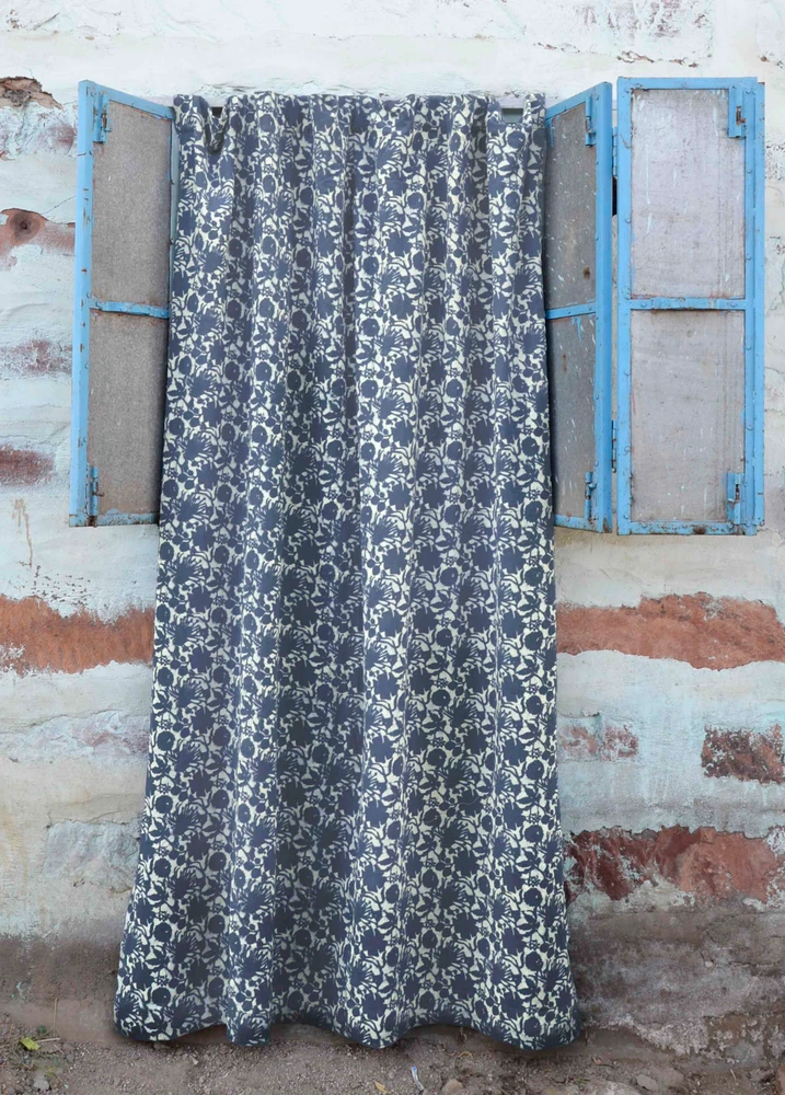boho floral curtains