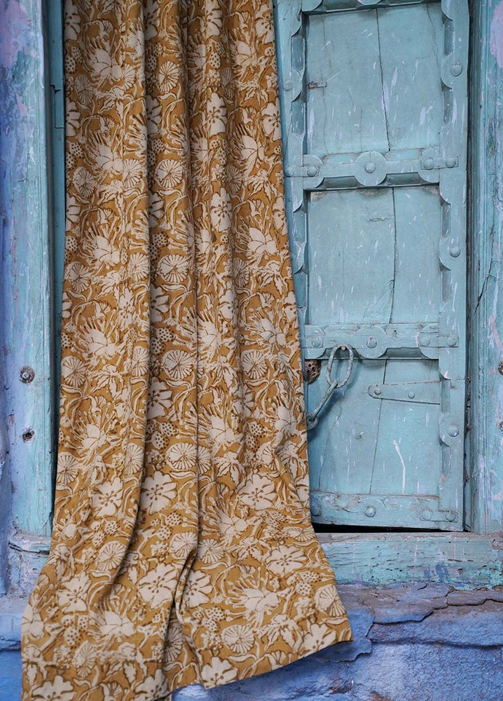 Naturally Dyed Handmade Window Curtains