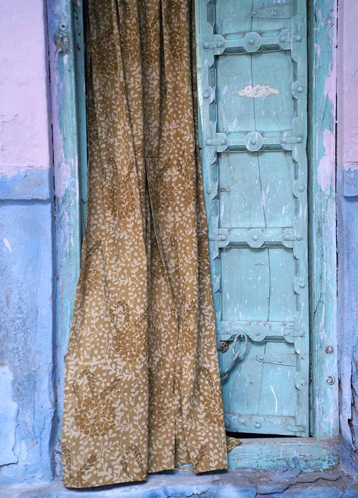 Block Printed Window Curtains