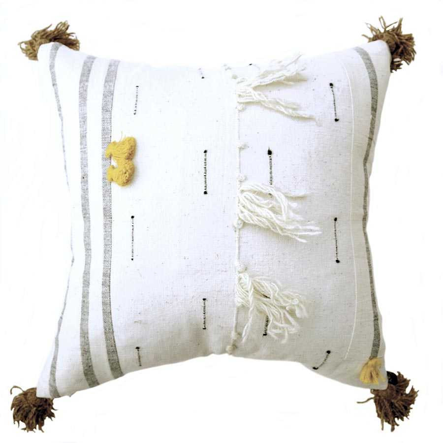 Scandinavian style textured pillow