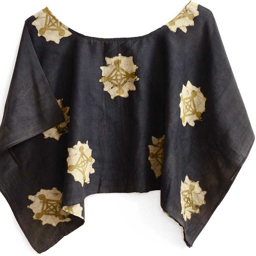 Women's block printed Crop Top - Dreamcatcher Sample