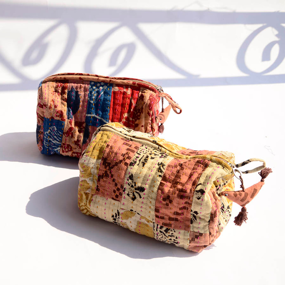 handmade toiletry pouch eco friendly zero waste toiletry pouch