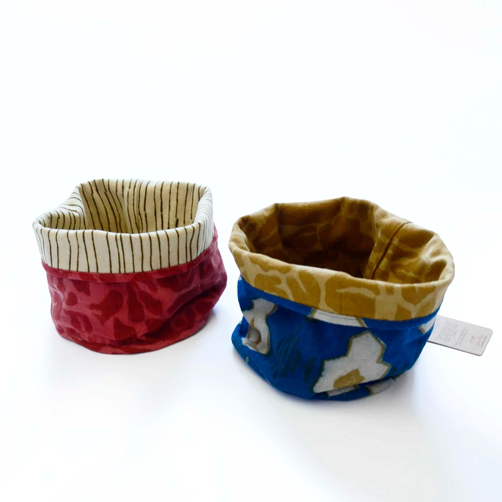 Upcycled Basket Zero Waste Storage Planter - Topi