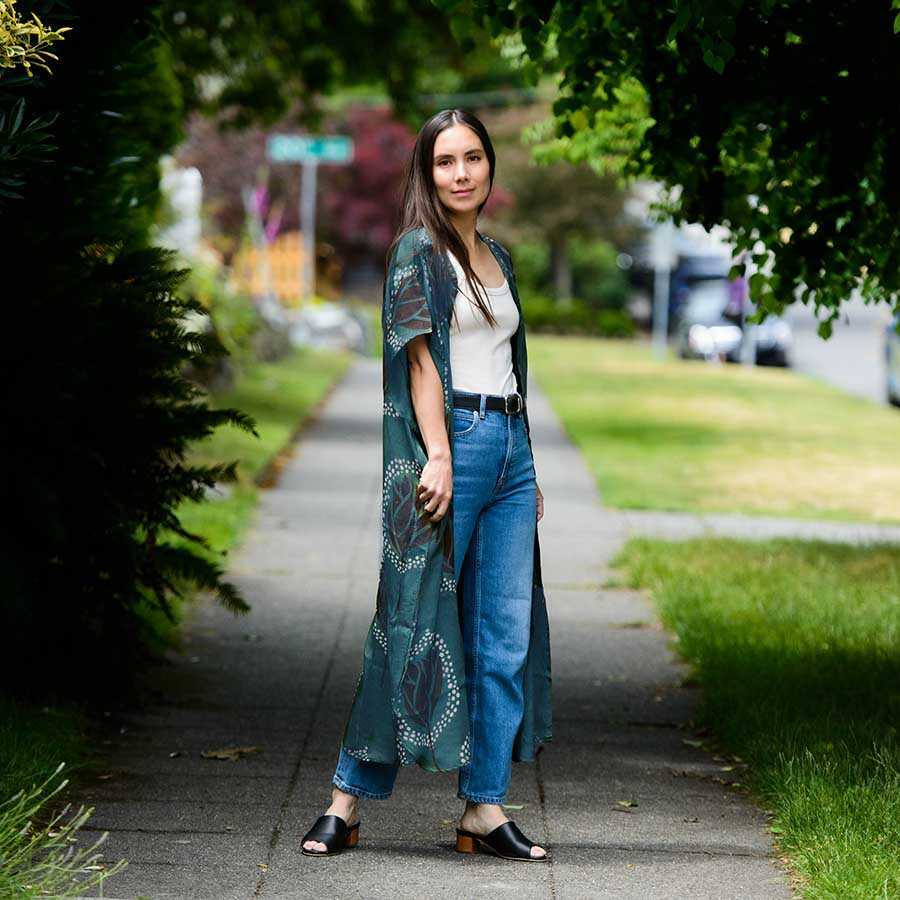 sustainable handmade dress