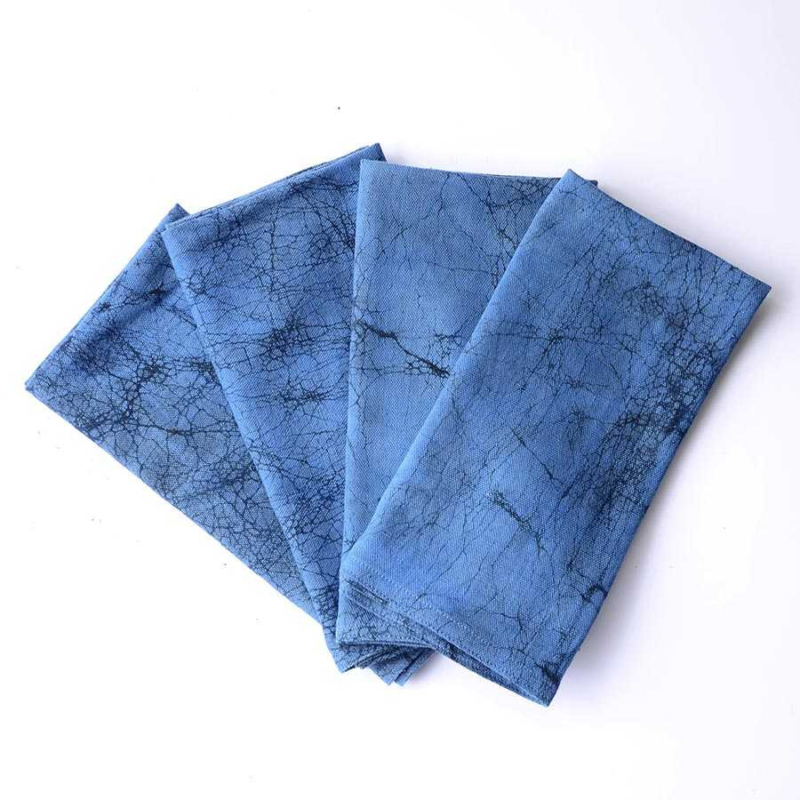 Block Print Napkins - Blue Hour Sample