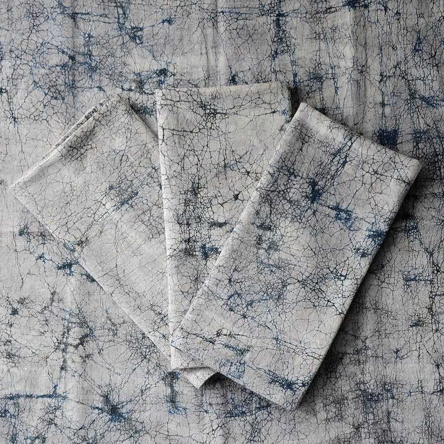 Almost Solid White Napkins - Morning Sample