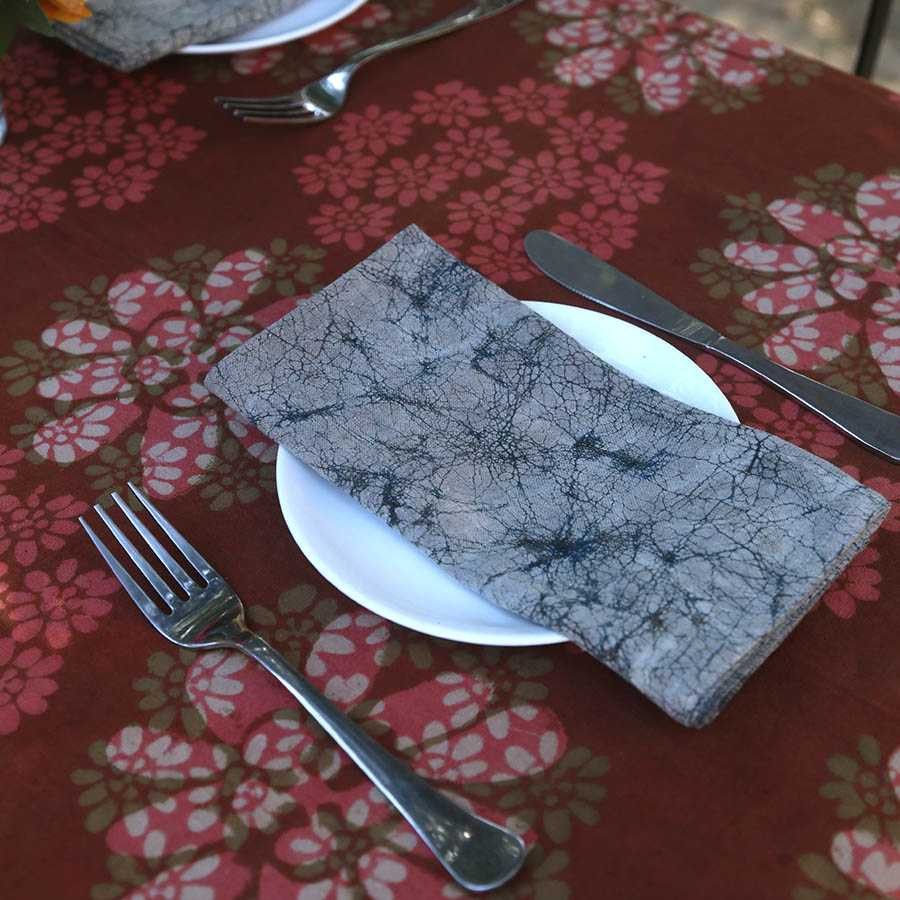 Almost Solid White Napkins - Morning Sample