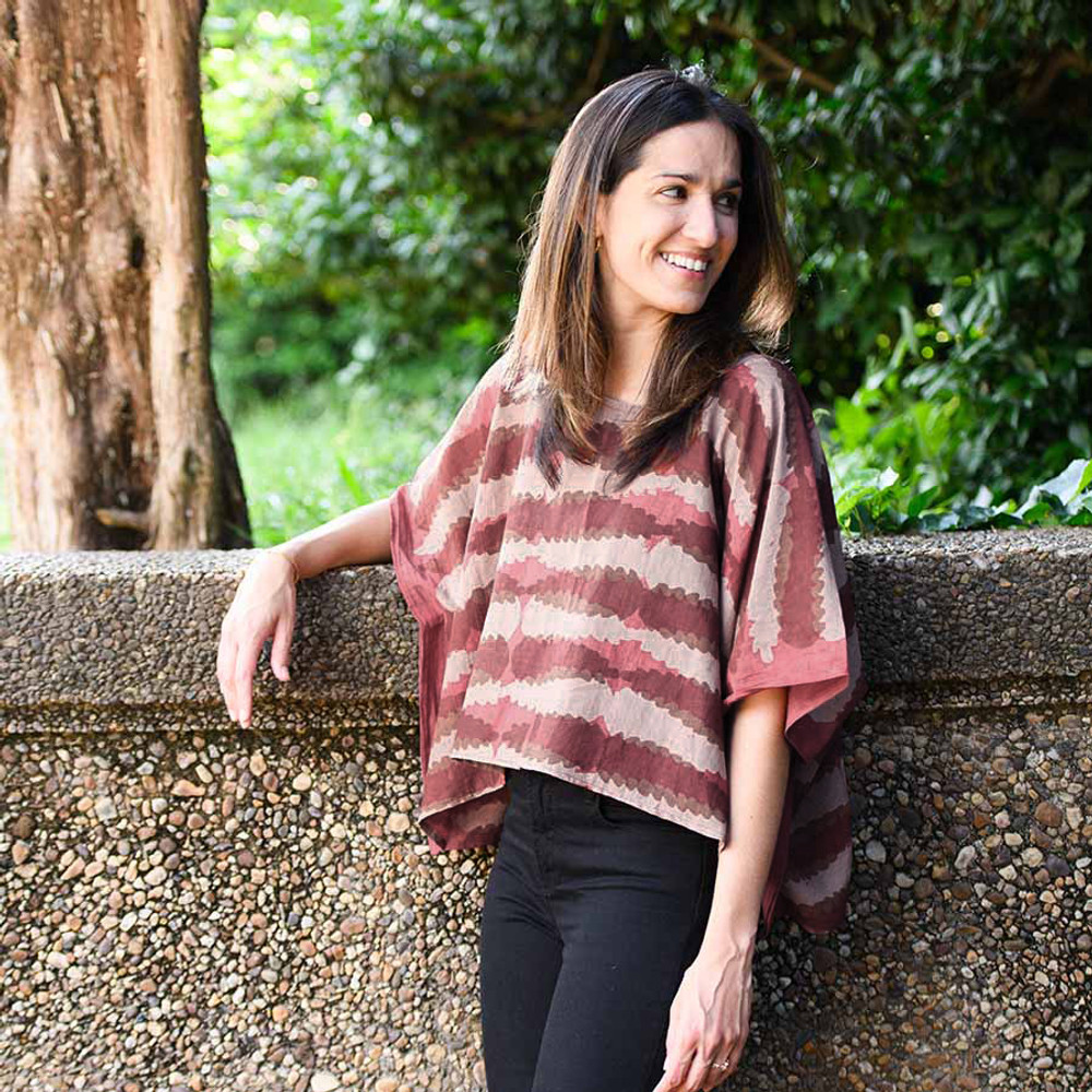 plant dyed women tops