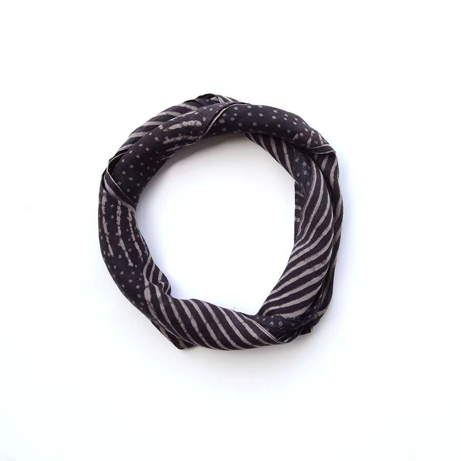 cotton silk blend scarf