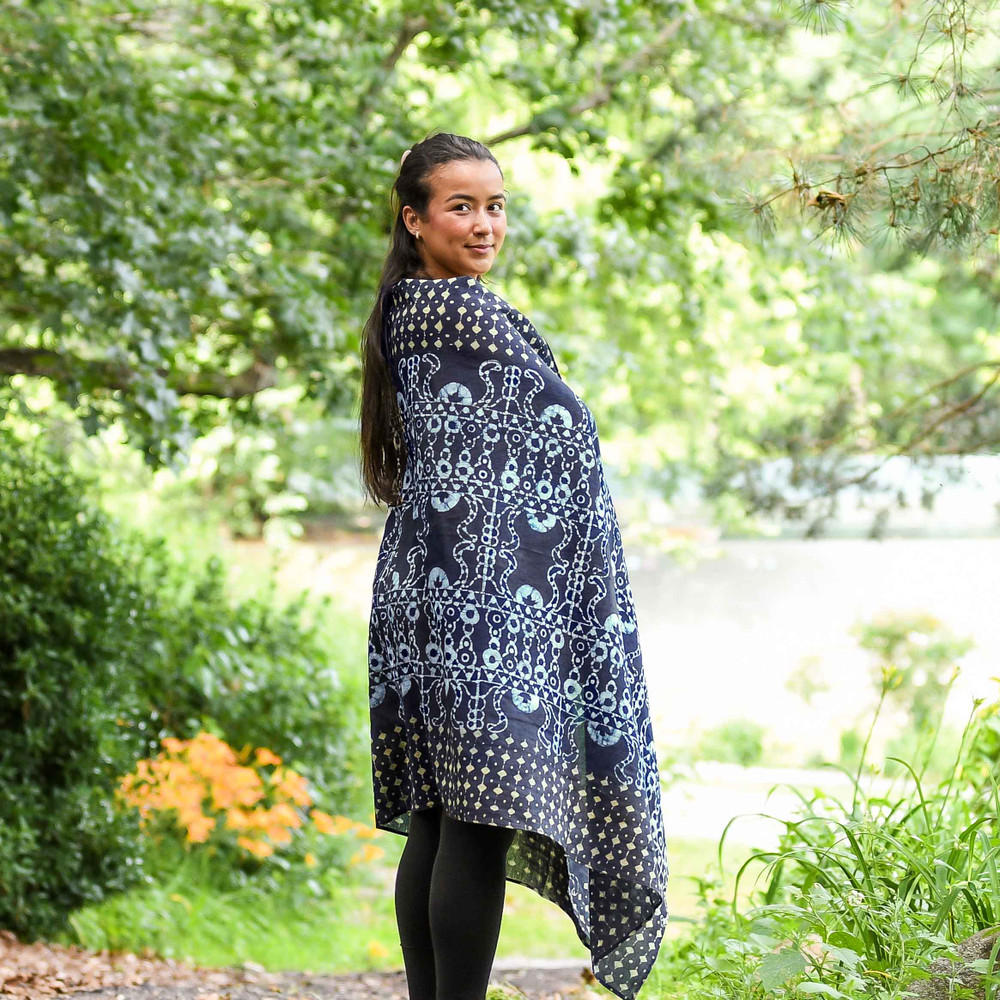 patterned scarf