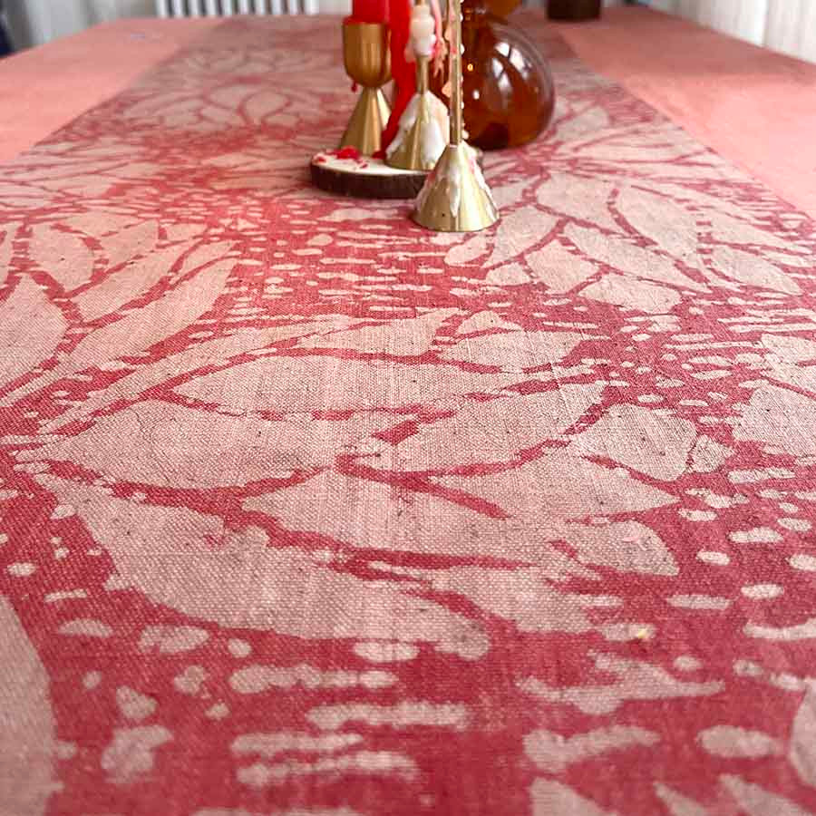 Pink Table Runner | Rosette SAMPLE
